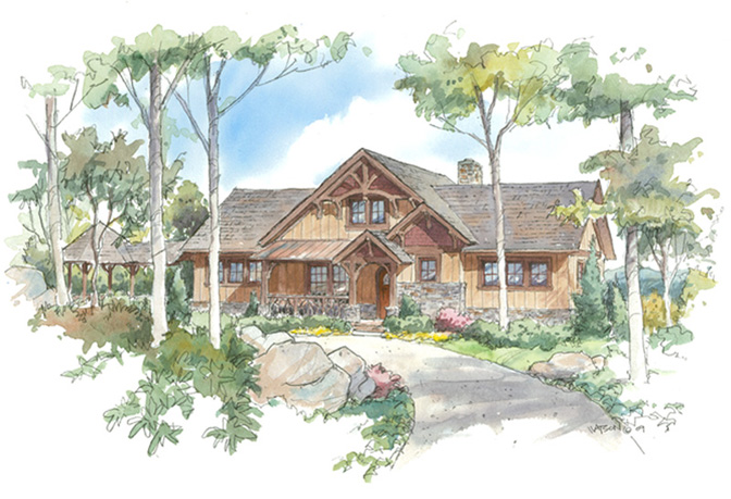 Gleneagle Front Elevation
