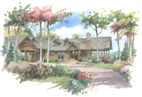 The Hawk's Nest Front Elevation